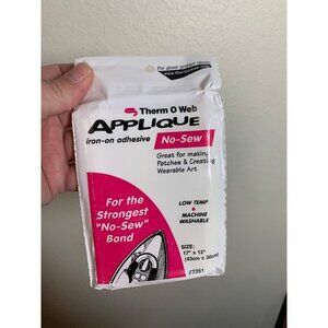 Thermoweb 3351 Applique No-Sew Iron On Adhesive Bundle Lot of 5 17"x12"